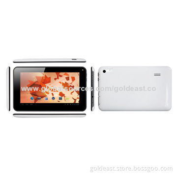 7" TFT 800x480P Capacitive Touch Screen G+P Dual-core Tablet PCs/MIDs, Boxchip A23, 512MB DDR3 + 4GB